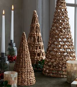 ผักตบชวาธรรมชาติทำมือประดับต้นคริสต์มาสสำหรับตกแต่งบ้านในช่วงวันหยุดคริสต์มาส - Product Image 6