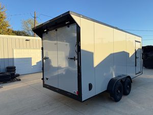 Remolque de Carga Cerrado de Alta Calidad 6x12 con Acabado de Aluminio y Placa de Diamante, Carga Útil Máxima 1001-2000 kg, Listo para Entrega a Domicilio - Product Image 2
