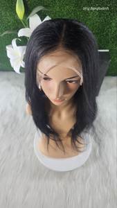 Perruques HD Body Wave Lace Front de 8 à 24 pouces, cheveux humains pré-plumés, transparents, sans colle, densité 180, pleine tête - Product Image 3