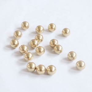 Haute précision roulement boule cuivre perles miroir finition polonaise bricolage matériel 3mm boule en laiton massif - Product Image 4