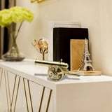Kraft World CanonLegacy, objet décoratif de table en laiton moderne, artisanat métallique, écologique, personnalisable, sur le thème de Noël, intemporel