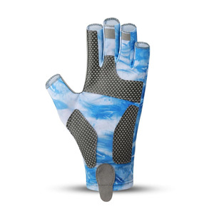 Gants de pêche sublimés personnalisés Gants de sports de plein air résistants aux rayures Gants de pêche à vendre - Product Image 3