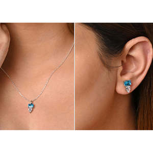 จี้เงินแท้ 925 รูปทรงลูกแพร์สำหรับผู้หญิงและเด็กผู้หญิง ซื้อเลย! - Product Image 6