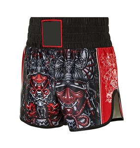 Nouveauté Shorts de combat Muay Thai Blanc Rouge Combinaison Respirant Léger Combat MMA Entraînement Shorts de Muay Thai - Product Image 2