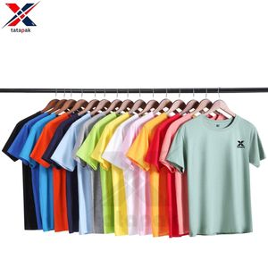 Camisetas de manga corta teñidas con hilo transpirable de alta calidad profesional para hombre, precio de fábrica al por mayor - Product Image 5