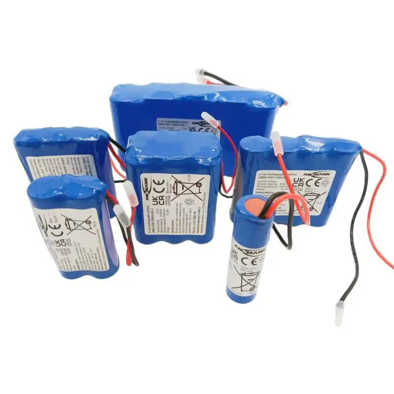 3.7v 7.4v 11.1v 14.8v 12v 24v 36V 18650 Rechargeable lithium-ion battery packs