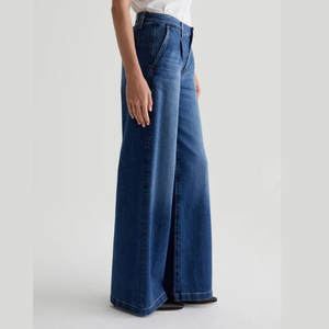 Pantalones vaqueros holgados para mujer, pantalones vaqueros holgados de cintura alta, pantalones y pantalones cómodos de pierna ancha de estilo Vintage a la moda para mujer - Product Image 3