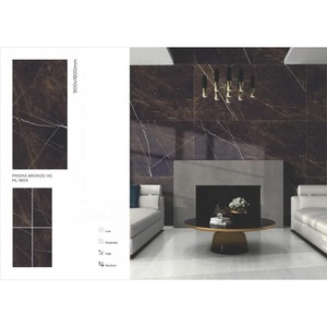 Azulejos Statuario PGVT de 900x1800mm, azulejos vitrificados brillantes de 9mm para paredes de suelo Interior de centro comercial, azulejos esmaltados de porcelana - Product Image 6