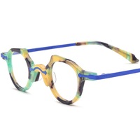 Monture de lunettes anti-lumière bleue en acétate haut de gamme pour hommes et femmes, monture optique anti-lumière bleue