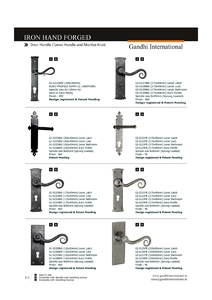 Poignées de porte en aluminium décoratives de haute qualité, style vintage antique, nouveau design, 100% authentiques. - Product Image 6