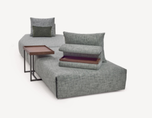 โซฟาเข้ามุมสามที่นั่ง ดีไซน์ทันสมัย ผลิตในอิตาลี คุณภาพสูง ทำจากไม้เนื้อแข็ง รับประกัน 10 ปี พร้อมโต๊ะกลางแบบซิปหุ้มผ้า - Product Image 6