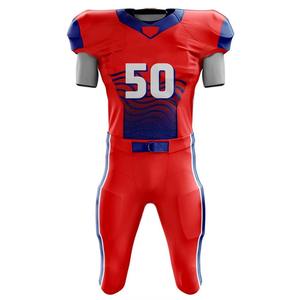 Maillot de football américain personnalisé, respirant, logo personnalisé, conception sublimation 100% polyester Uniformes de football américain - Product Image 3