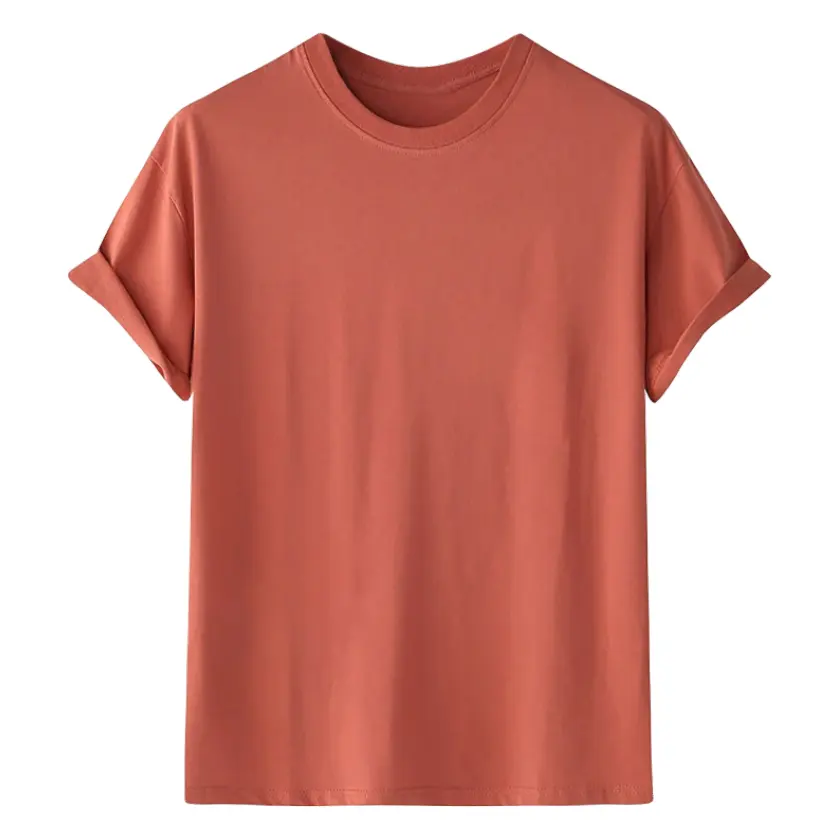 Camiseta de algodón de manga corta para hombre, prenda de vestir, personalizada, de gran tamaño, con hombro caído, informal, de verano