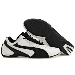 Été/Printemps/Automne Bottes de course de kart tout-terrain pour moto Mode en cuir respirant avec doublure en coton Bottes de kart pour moto - Product Image 3