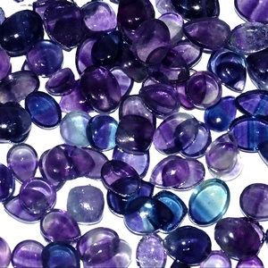 อัญมณีควอตซ์ทรงหลวมผิวหยาบจากแร่ฟลูออไรต์ธรรมชาติสำหรับทำเครื่องประดับน้ำหนักประมาณ4-15กรัม - Product Image 2