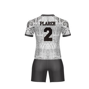 Ensembles d'uniformes de rugby respirants à manches courtes et au design personnalisé-Vêtements de sport unisexes pour adultes les plus vendus - Product Image 3