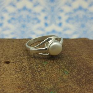 Modern Natural Freshwater <b>Pearl</b> Gemstone Handmade 925 Sterling Silver <b>Ring</b> Fine Jewelry Custom Size Wholesale Quantity - Product Image 4