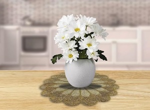 High Quality Handcrafted Circular Shaped Decorative Glass <b>Beads</b> Unique Luxury Design Table <b>Placemats</b> Very Low Budget Price - Product Image 5