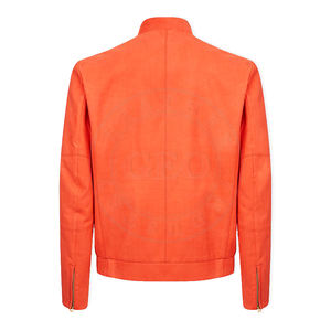 แจ็คเก็ตหนังคลาสสิกแฟชั่นฤดูหนาวอบอุ่นสุภาพบุรุษ - Product Image 2