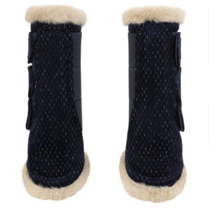 Bottes de brossage pour chevaux de qualité supérieure, fabriquées sur mesure au Pakistan, rembourrage absorbant les chocs, soutien complet des tendons et des jarrets, confortables - Product Image 2