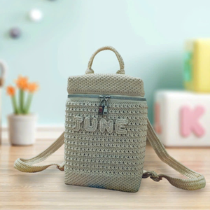 Crochet <b>Bag</b> Women's Crochet <b>Tote</b> <b>Bag</b> Knitted Shoulder Crossbody Handbags Cute Crocheted <b>Bag</b> for Girls OEM Made in Vietnam - Product Image 1