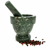 Mortier et pilon en marbre naturel broyeur d'herbes et d'épices outils de cuisson en gros disponibles ici mortier pilon