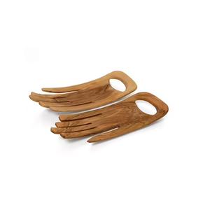 ชุดเครื่องใช้บนโต๊ะอาหารในครัว,ชุดเครื่องใช้บนโต๊ะอาหารสลัดไม้ผสมสลัดและช้อนด้ามยาวสินค้าสลัด - Product Image 1