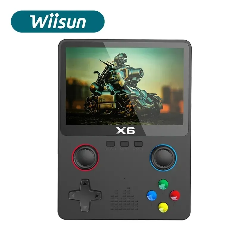 Lecteur de jeu portable D X6 Écran 3.5 pouces Portable 32/64 Go Console de jeu vidéo rétro classique Miyoo +