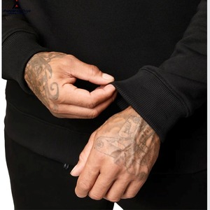 Conjunto de chándal con logotipo personalizado, chándales de algodón con cuello redondo de 2 piezas para hombres y mujeres, ropa deportiva, estampado, temporada de otoño, comodidad - Product Image 4