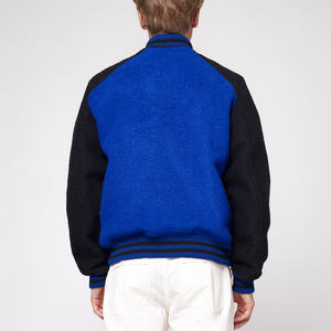 Chaqueta universitaria de lona de gran tamaño para hombre de lujo, gran oferta de la mejor calidad, decoración de patrón de estilo Letterman con cuello levantado para invierno - Product Image 2