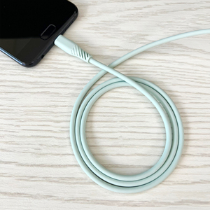 MFi Certified 1M Tangle-Free <b>for</b> Silicone Charging <b>Cable</b> Tinned Copper Conductor Soft USB IOS Devices <b>Computers</b> Sync Stock - Product Image 1
