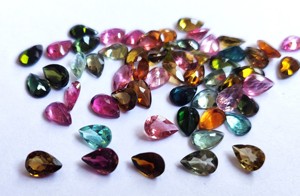 Turmalina Multicolor Natural, Corte Pera de 5x7mm - Turmalina Multicolor Suelta, Corte Pera - Product Image 6