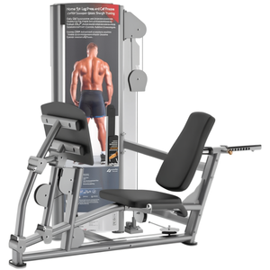 Máquina de prensa de piernas y elevación de pantorrillas para gimnasio en casa, reacondicionada Optima OSLP para entrenamiento de fuerza de cuádriceps y glúteos - Product Image 1