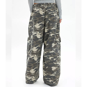 Wholesale Thick <b>Women's</b> Clothing Real Tree Jungle Print <b>Women</b> Workout Heavyweight Cotton <b>Camo</b> <b>Joggers</b> <b>Women's</b> Pants & Trousers - Product Image 4