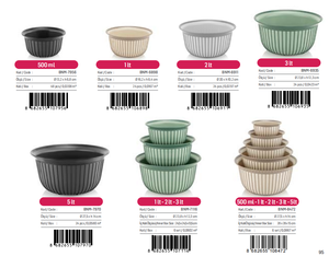 Colección de Tazones Redondos Modernos - Diseño Versátil Multifuncional para la Cocina y Fiestas, Presentación Elegante de Alimentos - Product Image 2