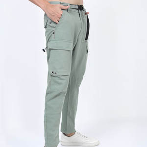 High-quality Men's <b>Cargo</b> <b>Pants</b> With Custom Logo Solid Color Men's <b>Cargo</b> High Waist Offering Comfort And Durability Men's <b>Cargo</b> - Product Image 4