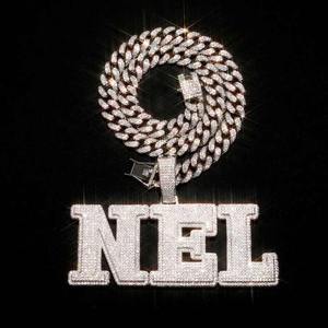 925 Sterling Silver Iced Hamsa Hand Pendant <b>Simulated</b> <b>Diamonds</b> Custom Religious Jewelry Charm Men Freshwater Chains Chain - Product Image 2