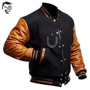 Las mejores chaquetas universitarias de diseño personalizado | Chaquetas con letras de lana y cuero de estilo universitario al por mayor "POR DESBRIDLEDS INDUSTRY - Product Image 2