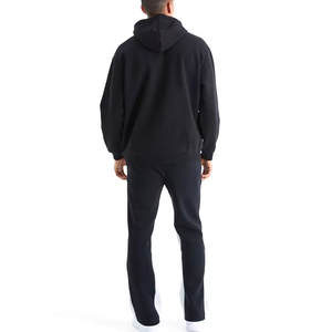 Pantalon de survêtement évasé taille moyenne Style décontracté de qualité professionnelle Design personnalisable Pantalon de survêtement évasé en coton confortable - Product Image 2