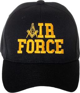 Gorra de Béisbol Ajustable Bordada con el Logotipo de Past Master Mason, Importada, con Cierre de Gancho y Bucle - Product Image 4