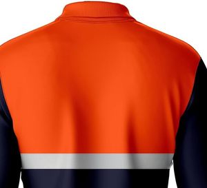 Bande réfléchissante de sécurité 3M Vêtements de travail de sécurité T-shirts réfléchissants haute visibilité à manches longues T-shirts de sécurité haute visibilité - Product Image 2