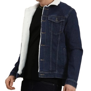 Venta al por mayor OEM Slim Fit Chaquetas de mezclilla Venta caliente Hombres Ropa de calle Diseño personalizado Chaqueta de mezclilla transpirable - Product Image 1