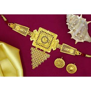 Necklace With Earrings <b>Jewellery</b> <b>Set</b> Goldplated Pure Brass High Quality Uae Dubai Necklace Design Necklace <b>Jewellery</b> <b>Set</b> - Product Image 5