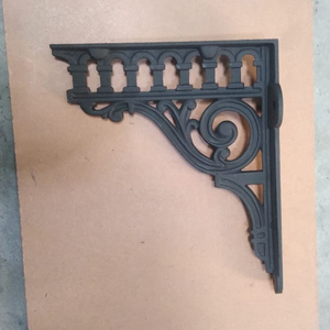 Vintage Design Cast Iron Bracket <b>Strong</b> Quality Wall Mounted Matt Black Finish <b>Shelf</b> Bracket - Product Image 3
