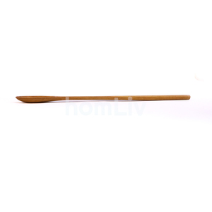 Handmade Natural Teak Wood Decorative Eating Spoon Sustainable Solid Wood Kitchen <b>Flatware</b> Dining Tableware Wooden Cutlery - Product Image 6