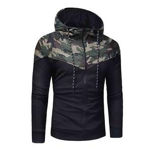 Sweat à capuche de course d'hiver pour hommes XXL sur mesure 100% coton Logo survêtements coupe-vent avec col à capuche nouveau design imprimé camouflage - Product Image 3
