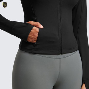Performance Sports Women Gym <b>Jackets</b> <b>Lightweight</b> Zip Up Fitness Training <b>Running</b> Workout Breathable Activewear Wholesale <b>Jacket</b> - Product Image 5