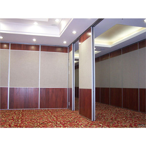 Cloisons mobiles acoustiques pliantes en cuir rembourré, classe A, résistantes au <span class=keywords><strong>feu</strong></span>, pour salle VIP - Product Image 4