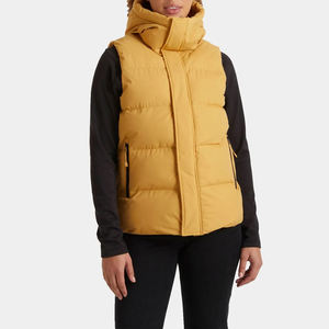 Chaleco Acolchado Ligero para Mujer con Servicio Personalizado OEM, Cuello Alto, Cierre de Cremallera, Material Transpirable y Cómodo, Bolsillos Laterales - Product Image 6