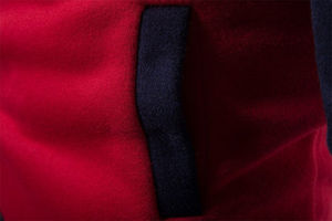 Vestes d'université à motif personnalisé de qualité supérieure avec broderie pour hommes Vestes d'université pour hommes avec 2 poches latérales personnalisées - Product Image 5